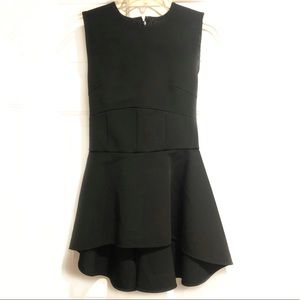 Cushnie Et Ochs Black Peplum Top Size 4 (fits more like 2)